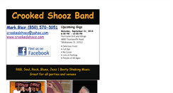 Desktop Screenshot of crookedshooz.com