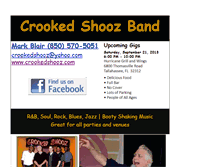 Tablet Screenshot of crookedshooz.com